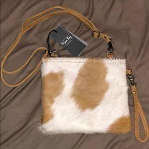 Myra Cow Print crossbody